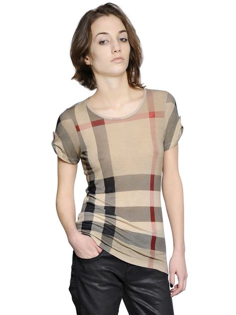 burberry t shirt woman|burberry brit shirt women.